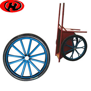 flat free rubber wheel