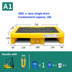 one drum spill containment pallet